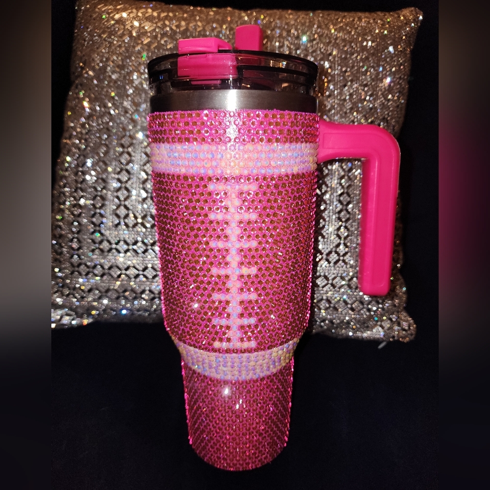 Hydrapeak Pink Footbal Tumbler